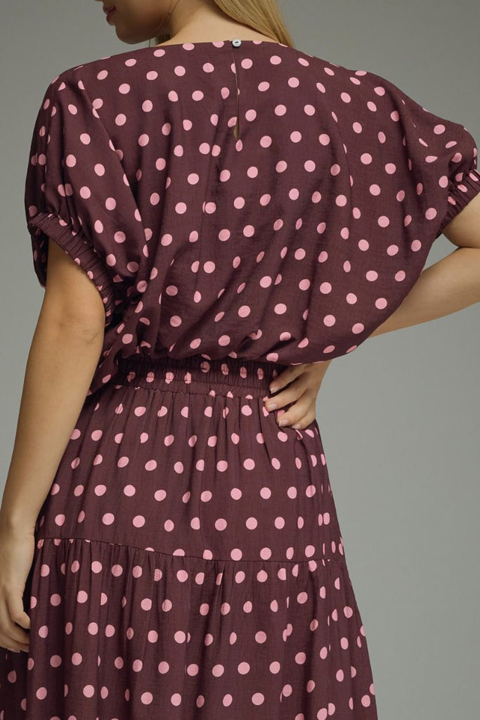 Wine Minute Polka Dot Top