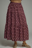 Wine Minute Polka Dot Skirt