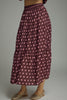Wine Minute Polka Dot Skirt