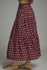 Wine Minute Polka Dot Skirt