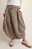 unique parachute maxi skirt in a fierce leopard print 