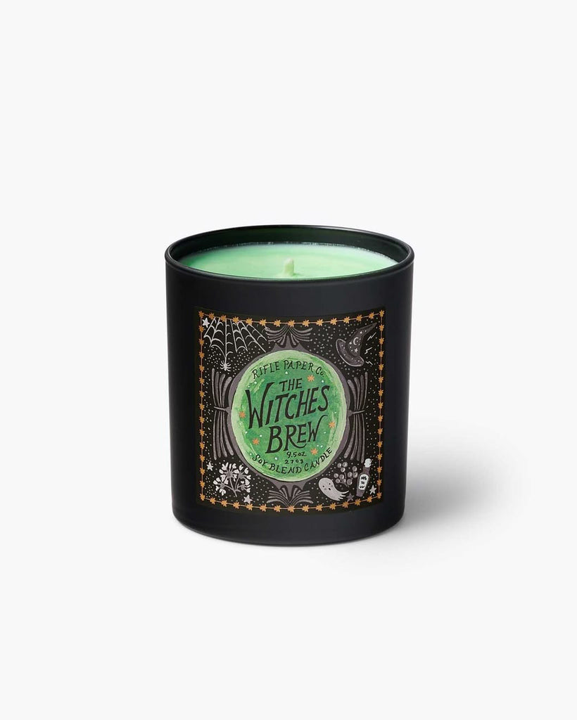 Witches Brew Candle in glass vessel from rifle paper co