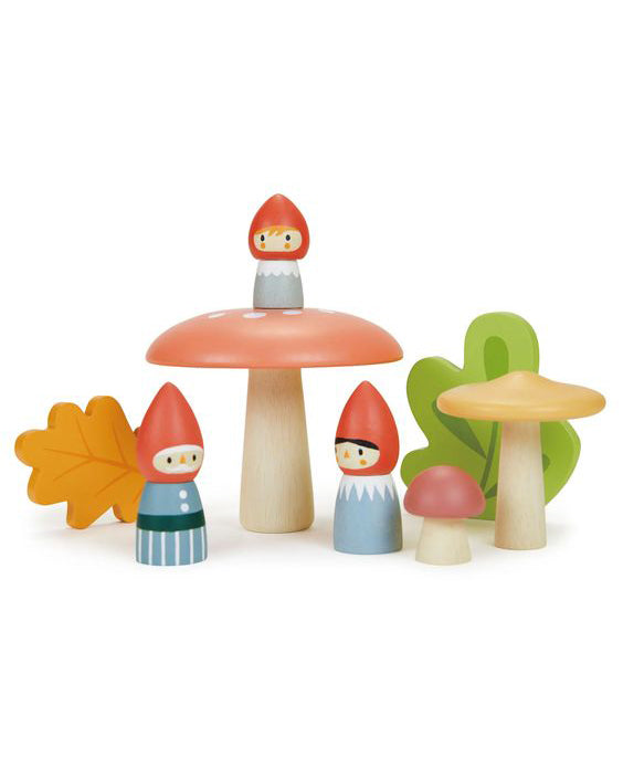 Woodland Gnome Family play set 