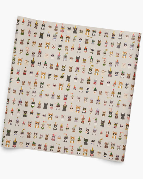 party cats continuous wrapping paper roll from rifle paper so