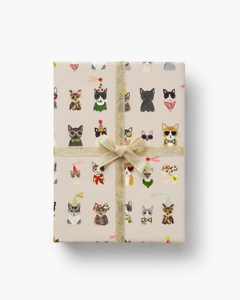 party cats continuous wrapping paper roll from rifle paper so