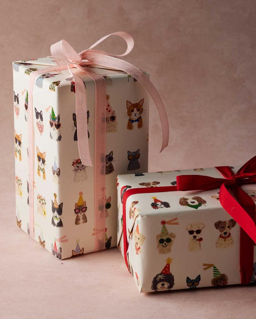 Party Dogs Continuous Wrapping Roll from rifle paper co