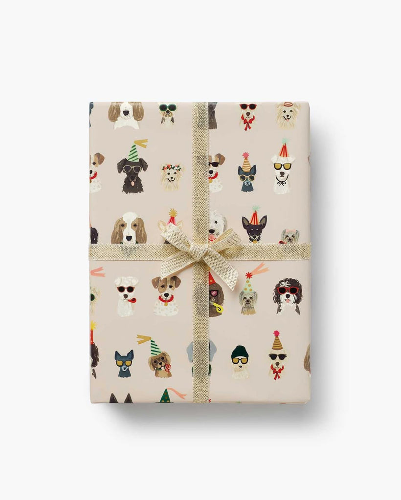 Party Dogs Continuous Wrapping Roll from rifle paper co