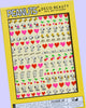 pucker up peanuts nail stickers for valentine's day