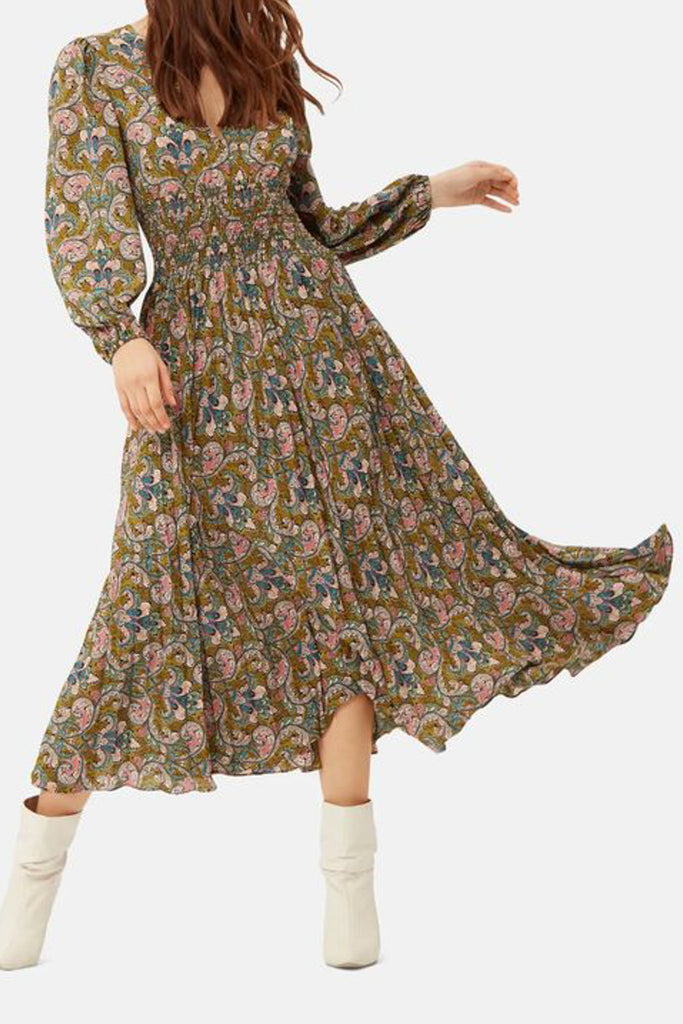 Green Paisley Aurora Dress *XS-XL* | Womens Clothing | Personify Personify Shop Green Paisley Aurora Dress *XS-XL* | Womens Clothing | Personify Personify Shop