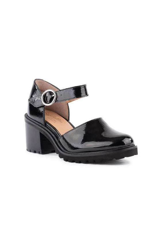 Rimocy Black Patent Leather Mary Jane Platform Shoes With Ankle Strap And  Chunky Heels Fashionable Square Toe Platform Mid Heels Pumps For Women  Y0611 From Nickyoung07, $20.75 | DHgate.Com