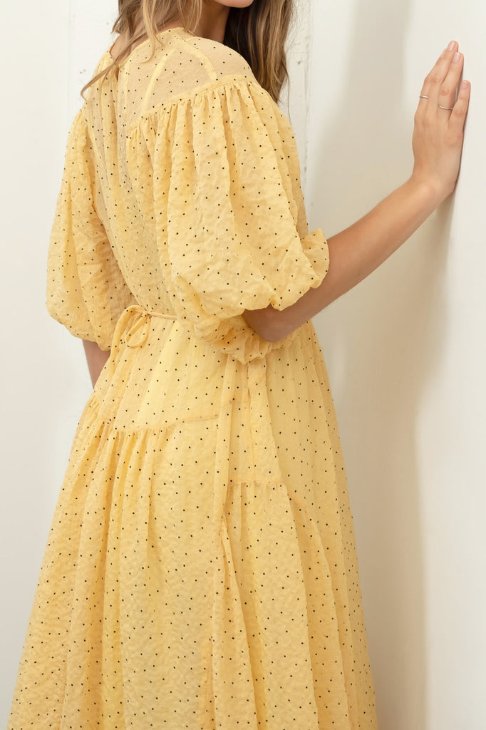 Melon Balloon Sleeve Dress | Women's Clothing | Personify Personify Shop Melon Balloon Sleeve Dress | Women's Clothing | Personify Personify Shop