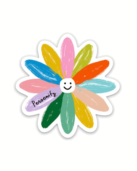 Happy Flowers Sticker