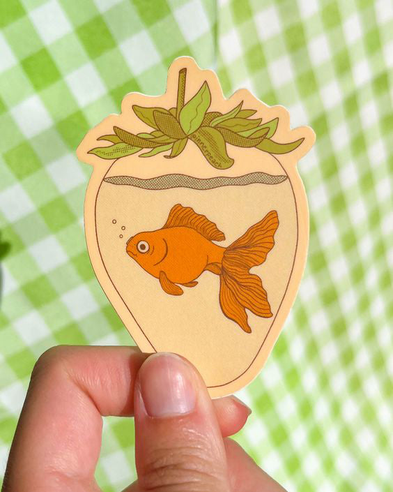 Strawb Fish Sticker | Paper + Desk | Personify – Personify Shop